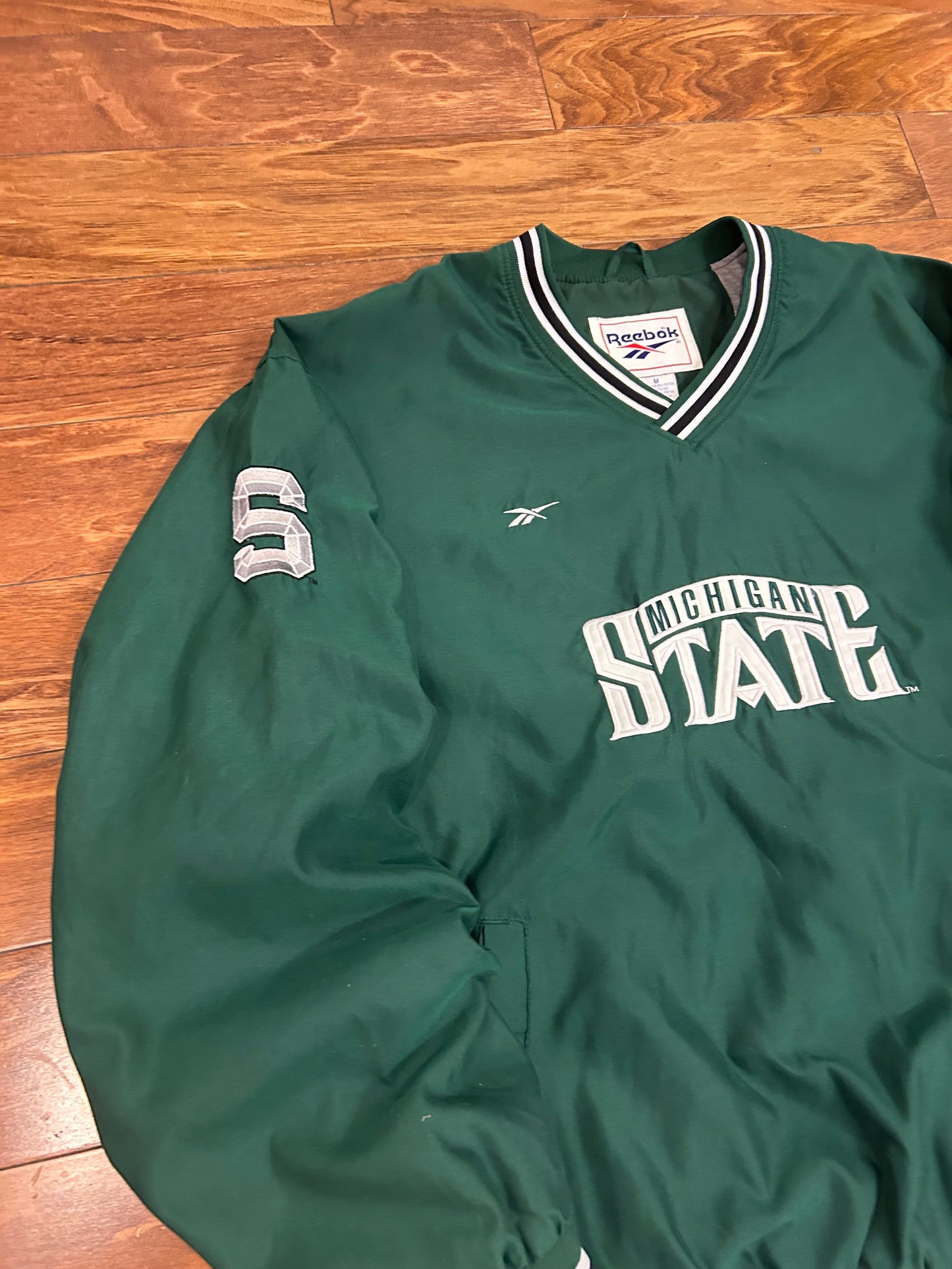 90s Michigan State Vintage Reebok Windbreaker (M)