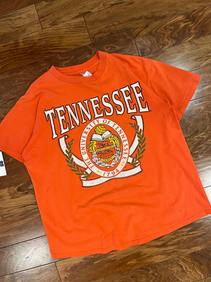 90s Tennessee University Distressed Tee (XL)