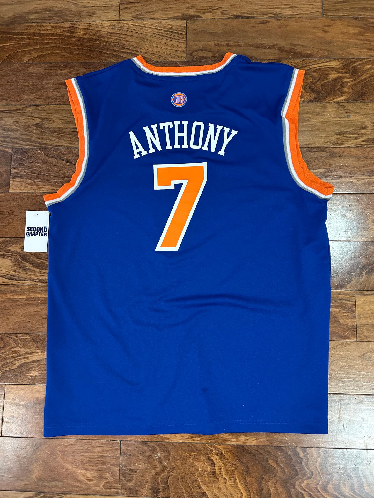 2012 New York Knicks Adidas Carmelo Anthony Jersey (L)