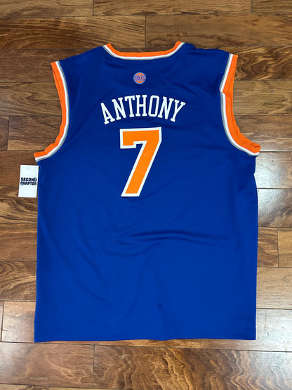 2012 New York Knicks Adidas Carmelo Anthony Jersey (L)