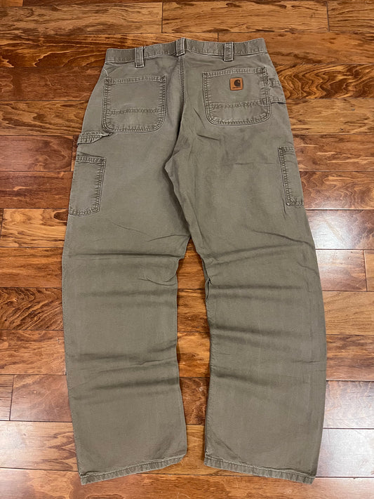 2016 Carhartt Lumber Colored Paint Carpenter Pants (36x34)