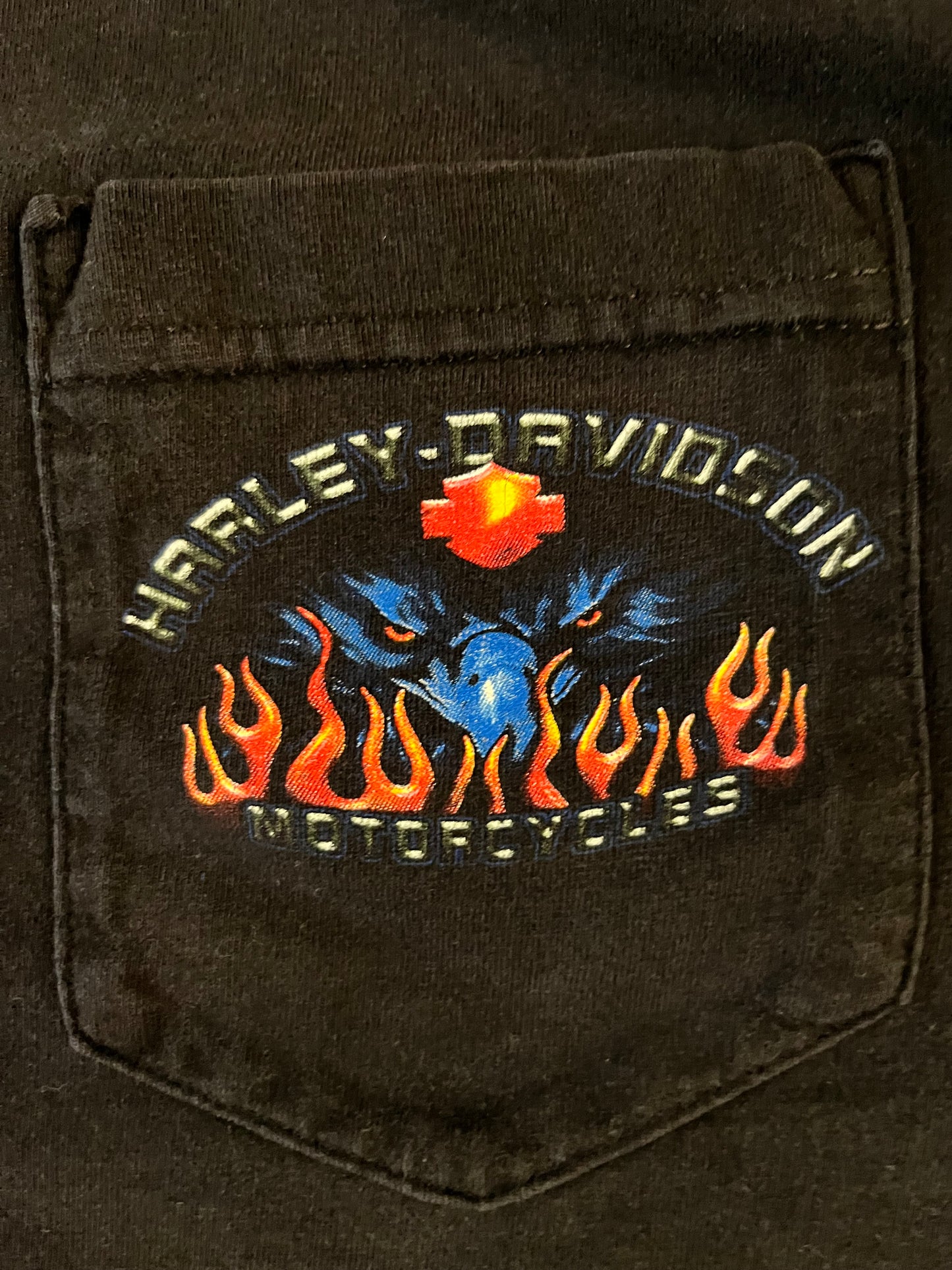 00s Harley Davidson Flames Hawaii Tee (XL)