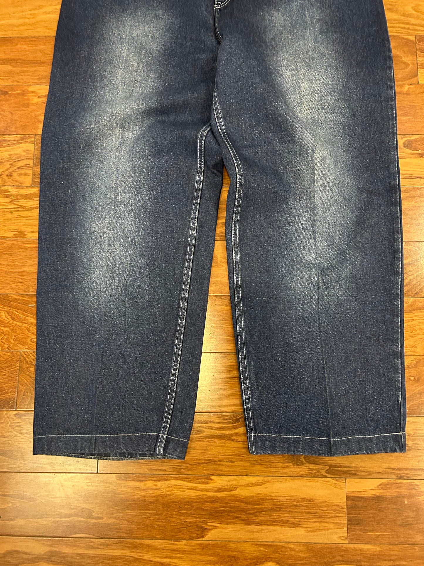 00s DNM Attitude Baggy Dark Wash Jeans (42 x 32)