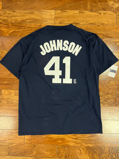 00s New York Yankees Randy Johnson #41 Deadstock Jersey Tee (XL)