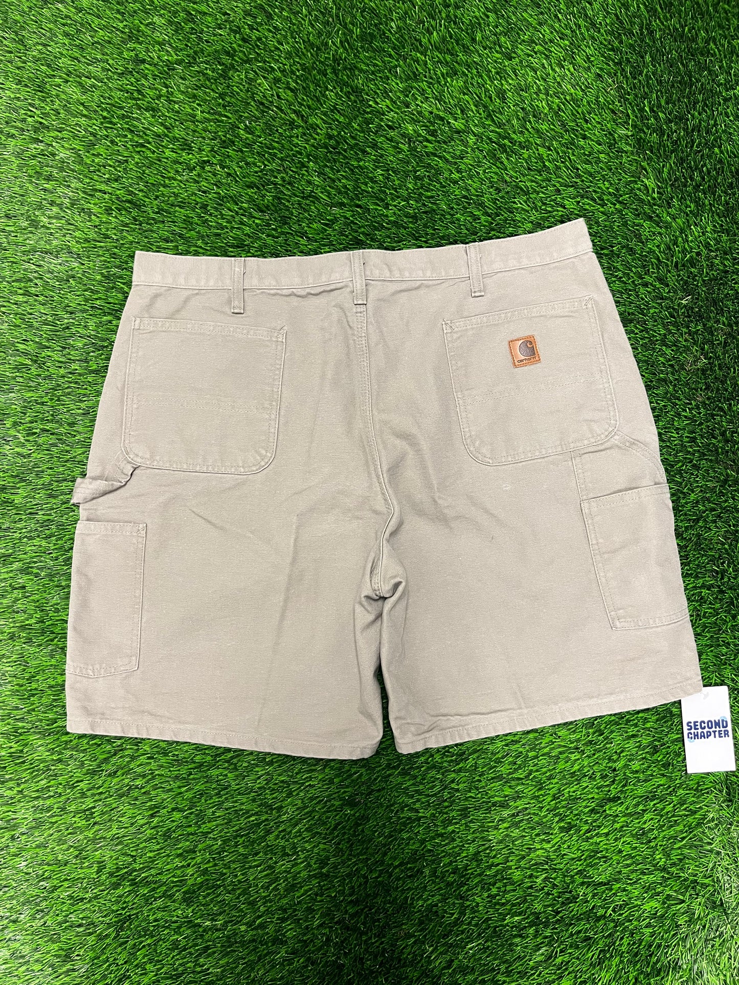 2007 Carhartt Beige Workwear Carpenter Shorts (42)
