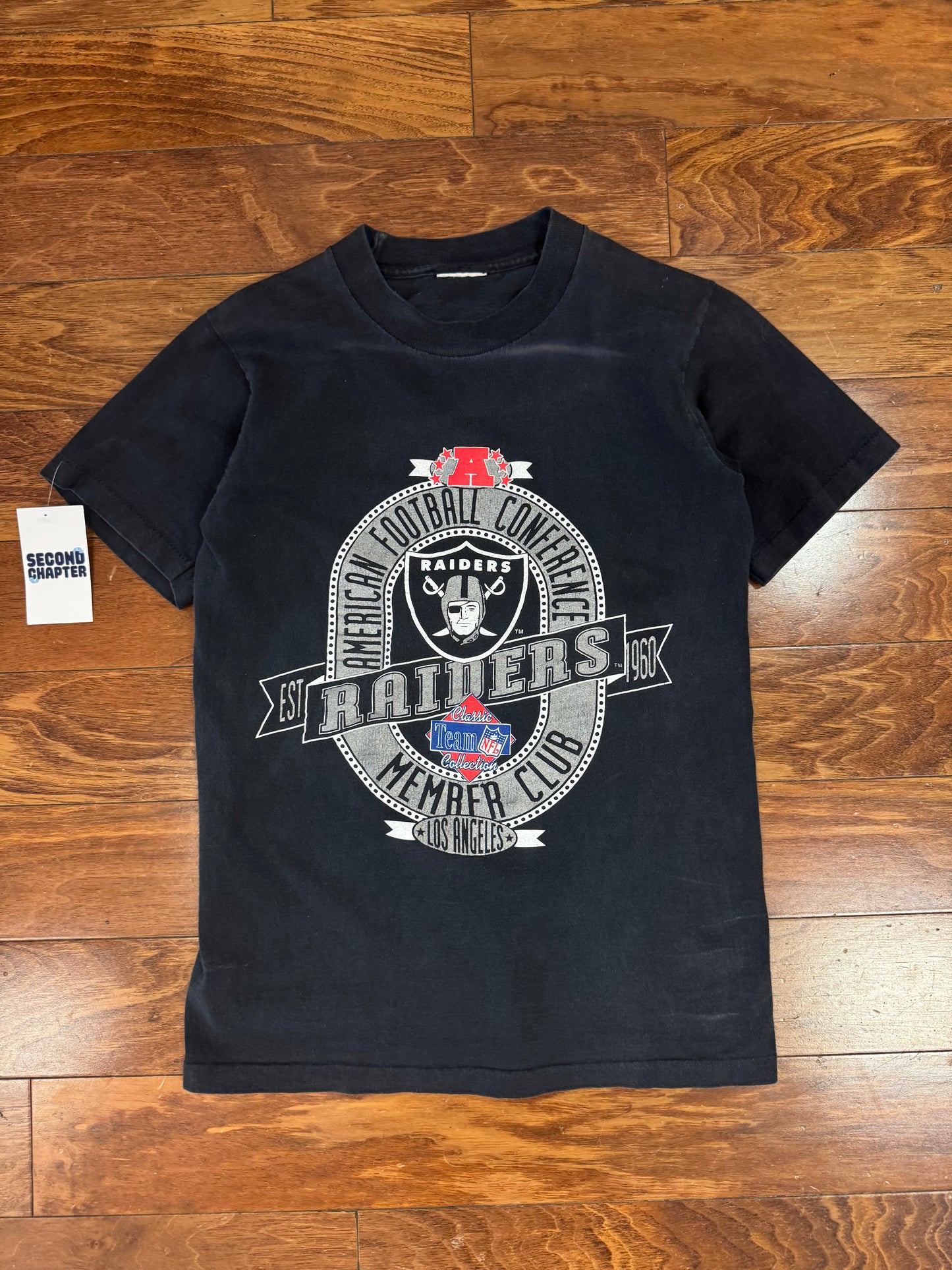 90s Oakland Raiders Vintage NFL Tee (S)