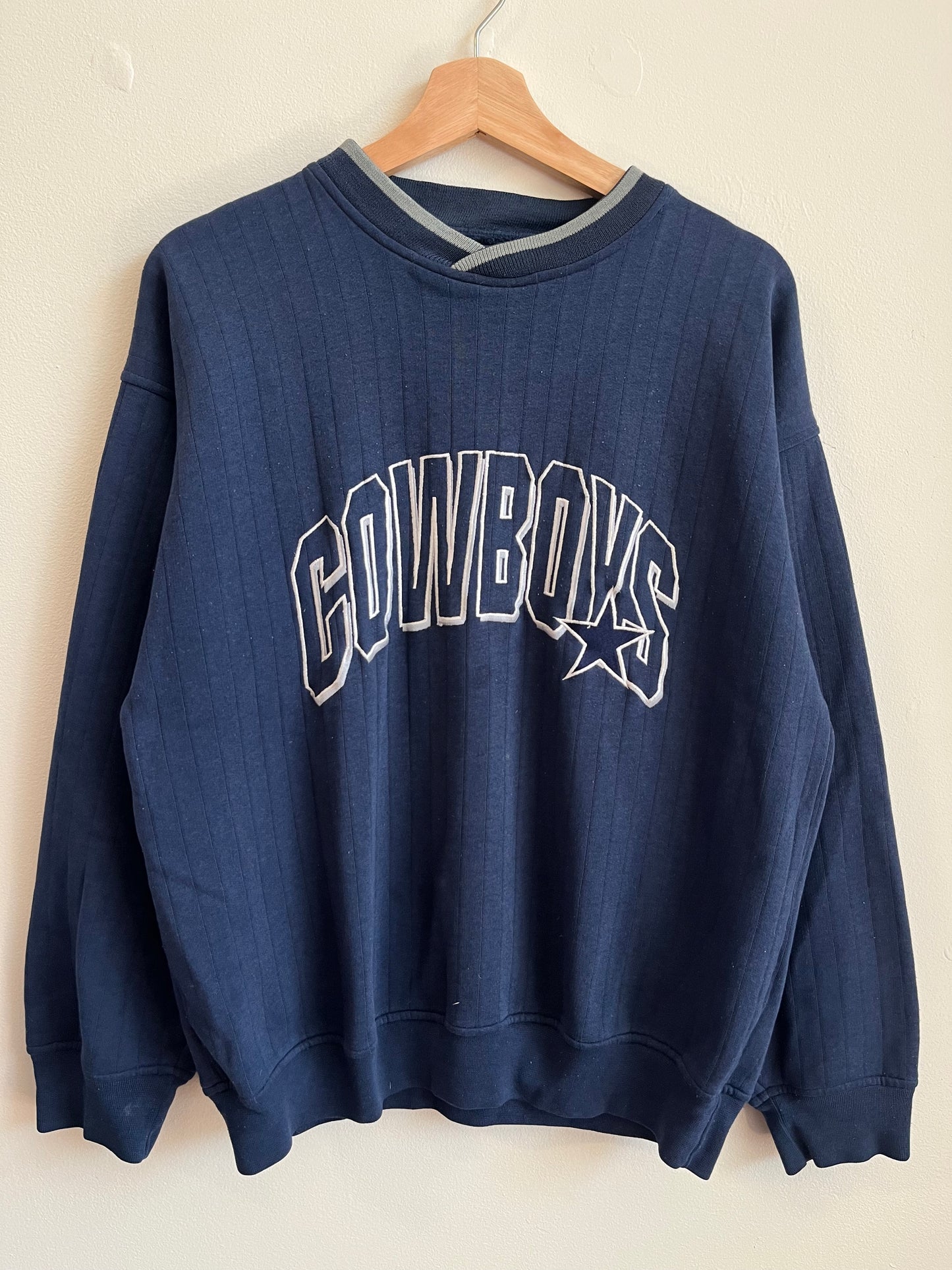 90s Dallas Cowboys Vintage Starter Spell Out Crewneck (L)