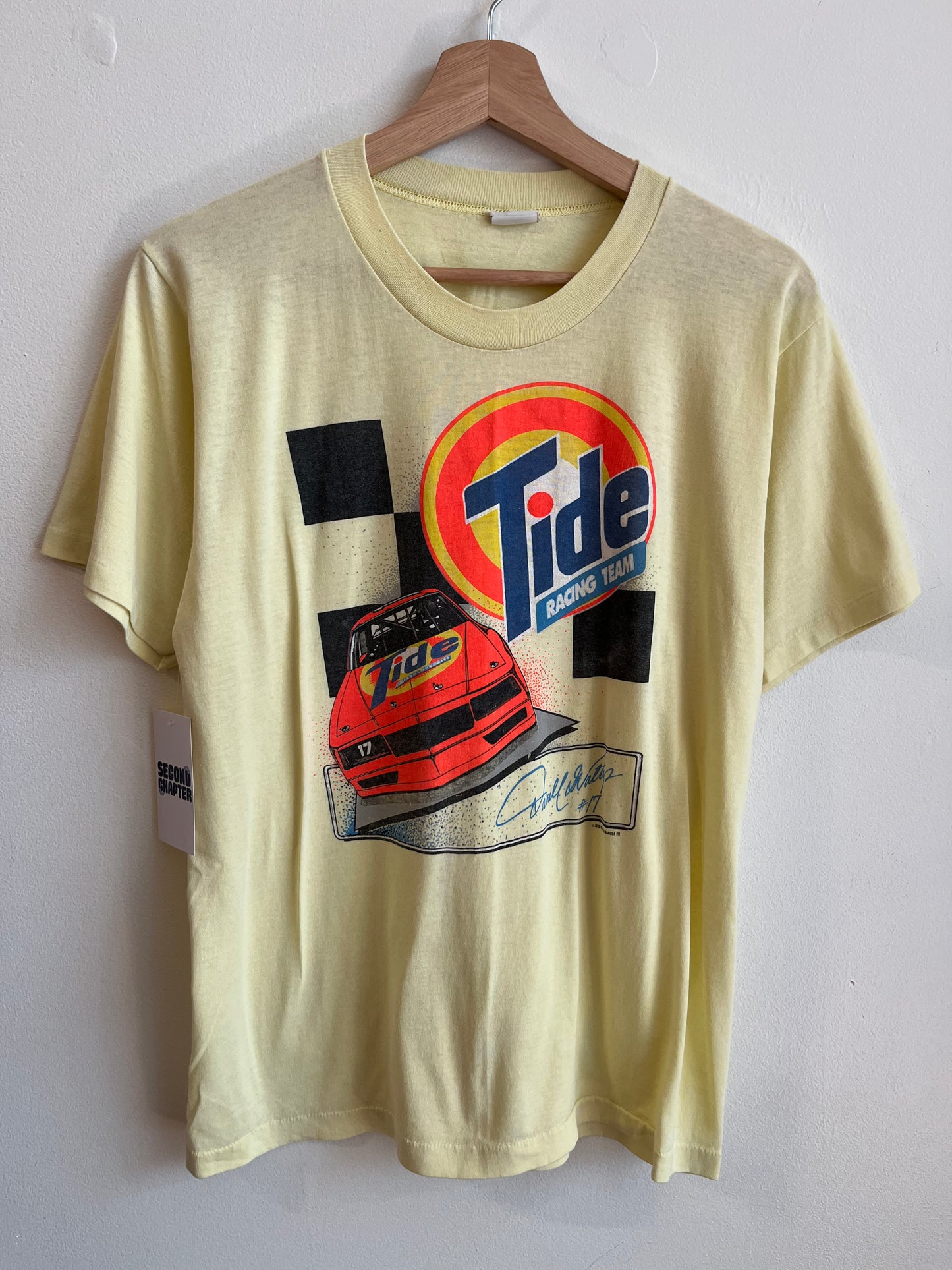 1988 Tide Racing Nascar True Vintage Yellow Tee (L)