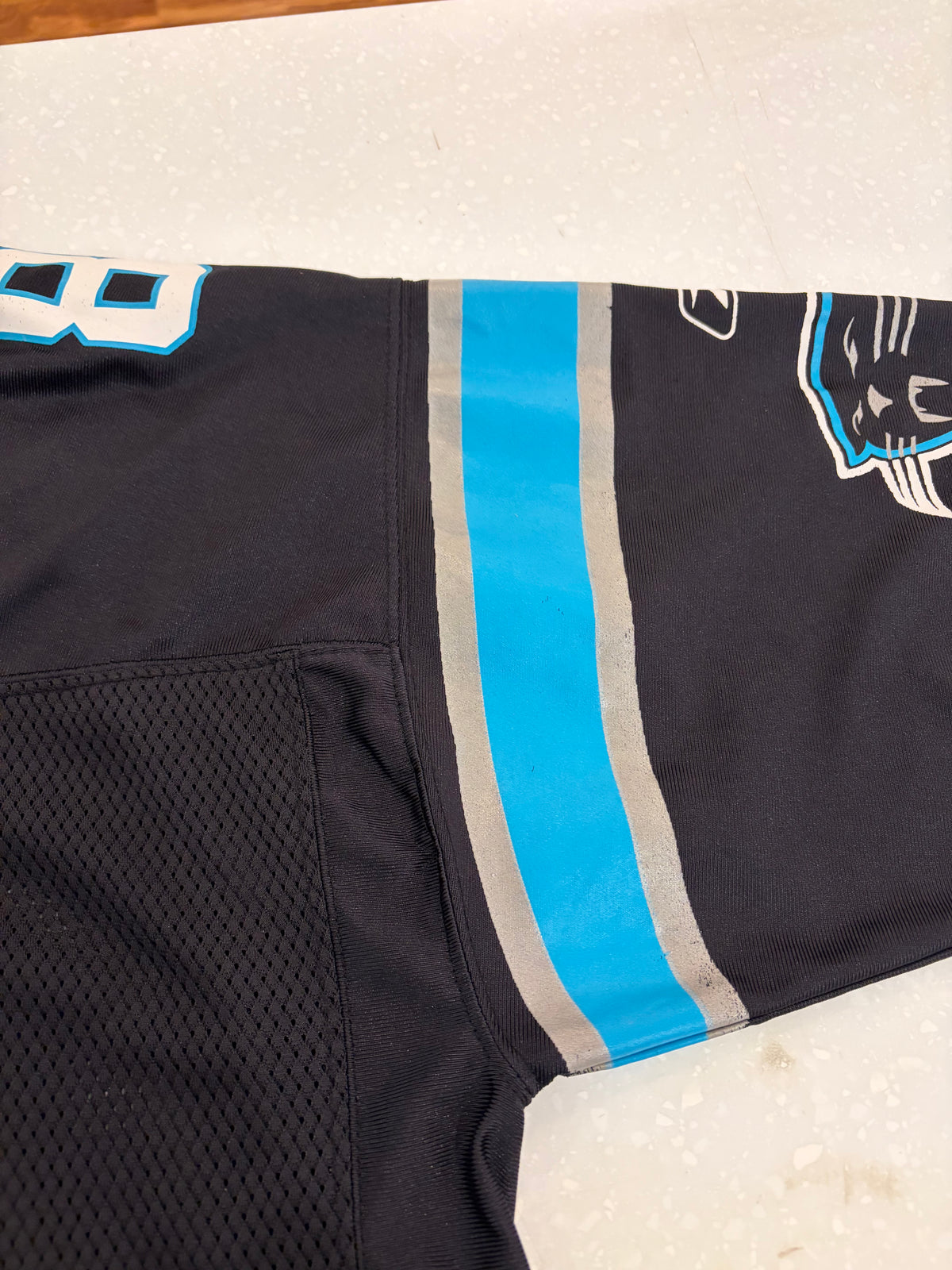 00s Carolina Panthers Steve Smith Reebok Home Jersey (XL)