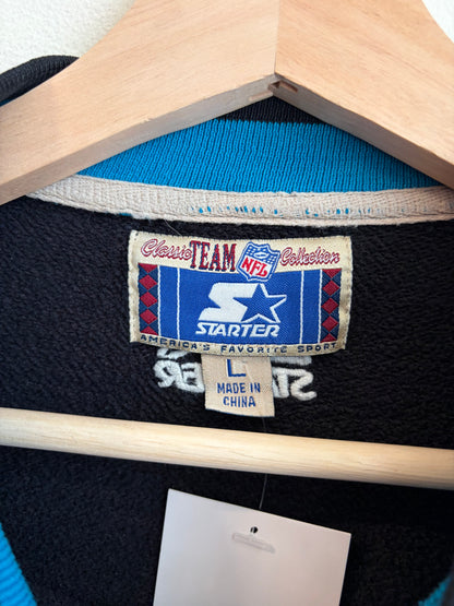 90s Carolina Panthers Starter Embroidered Crewneck (L)