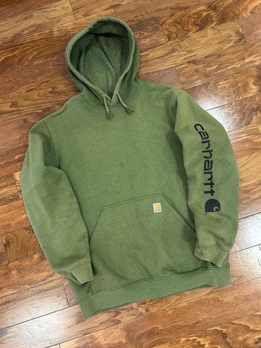 Carhartt Modern Faded Green Hoodie (L)