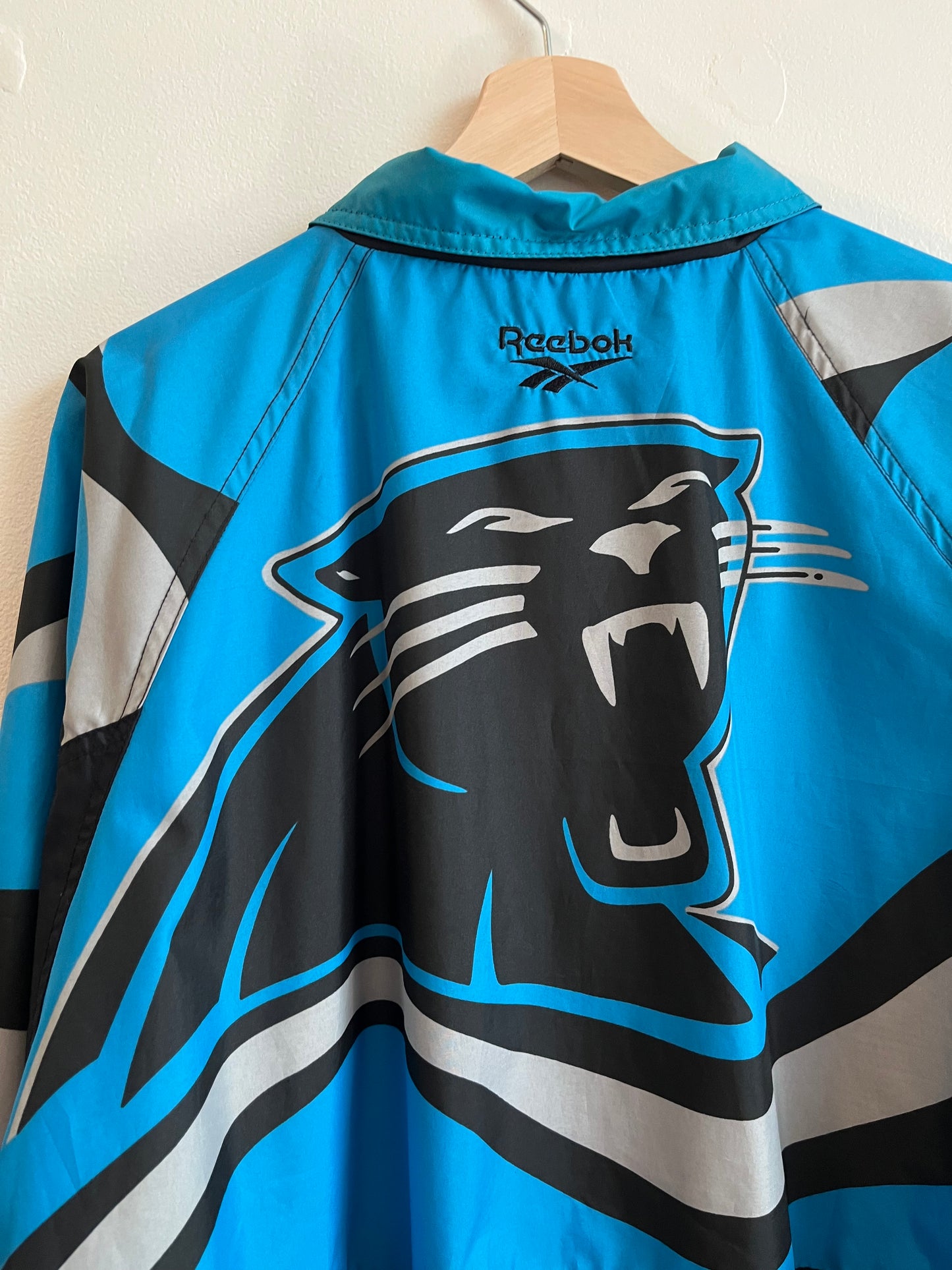 90s Carolina Panthers Pro Line Reebok AOP Rare Windbreaker (XL)