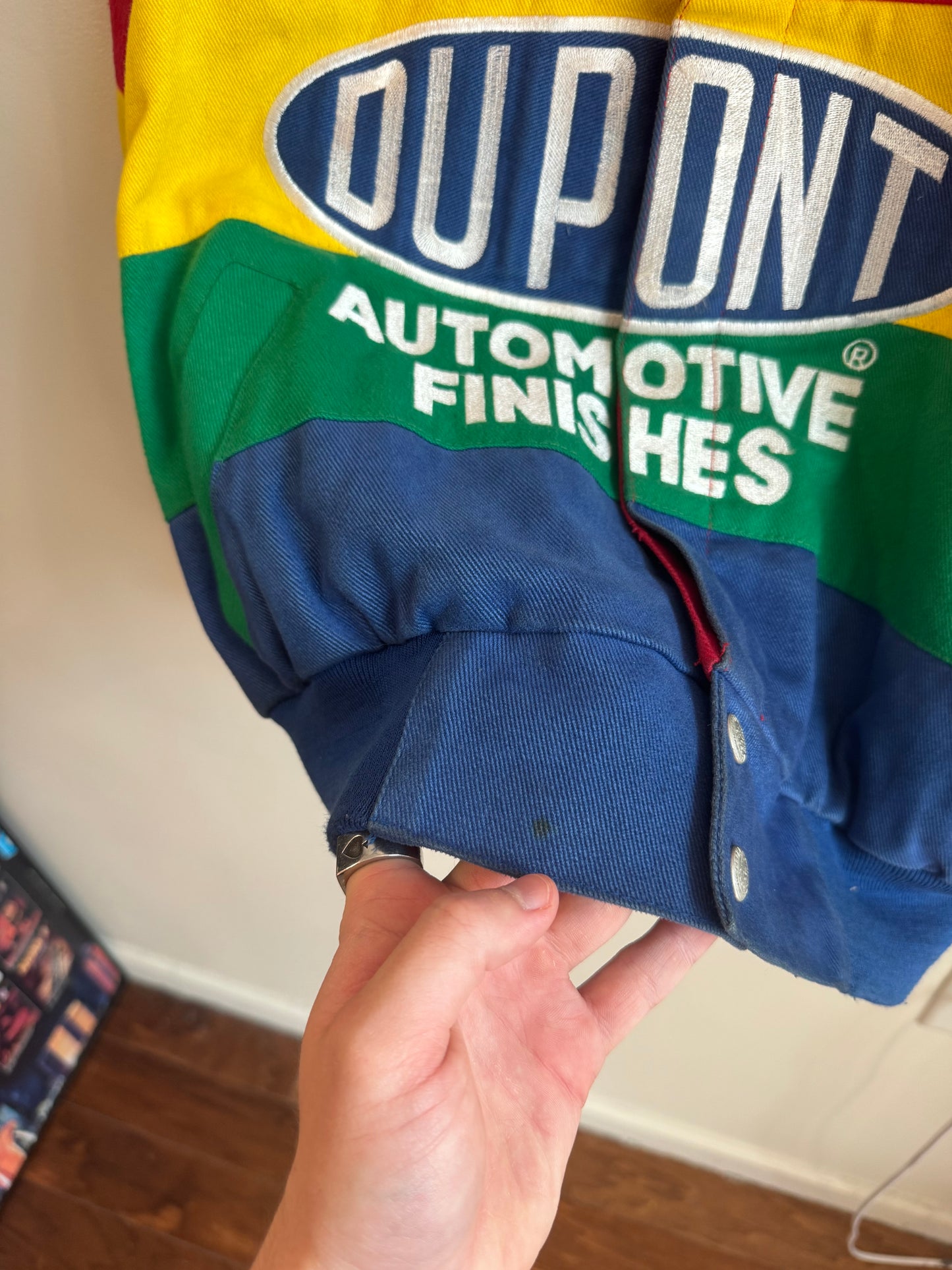 90s Jeff Gordon Dupont Quaker State Racing Jeff Hamilton Nascar Jacket (L)