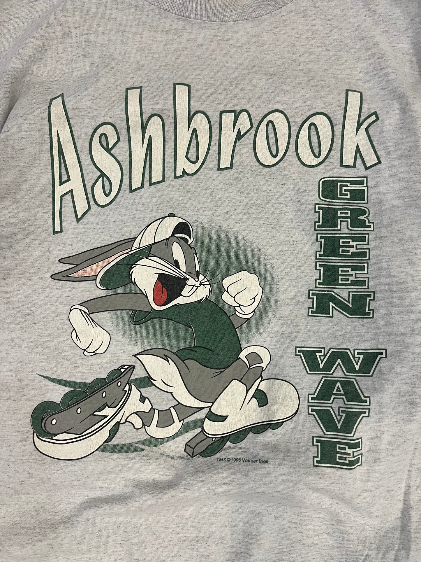 1995 Ashbrook Green Wave Bugs Bunny Looney Tunes Tee (L)
