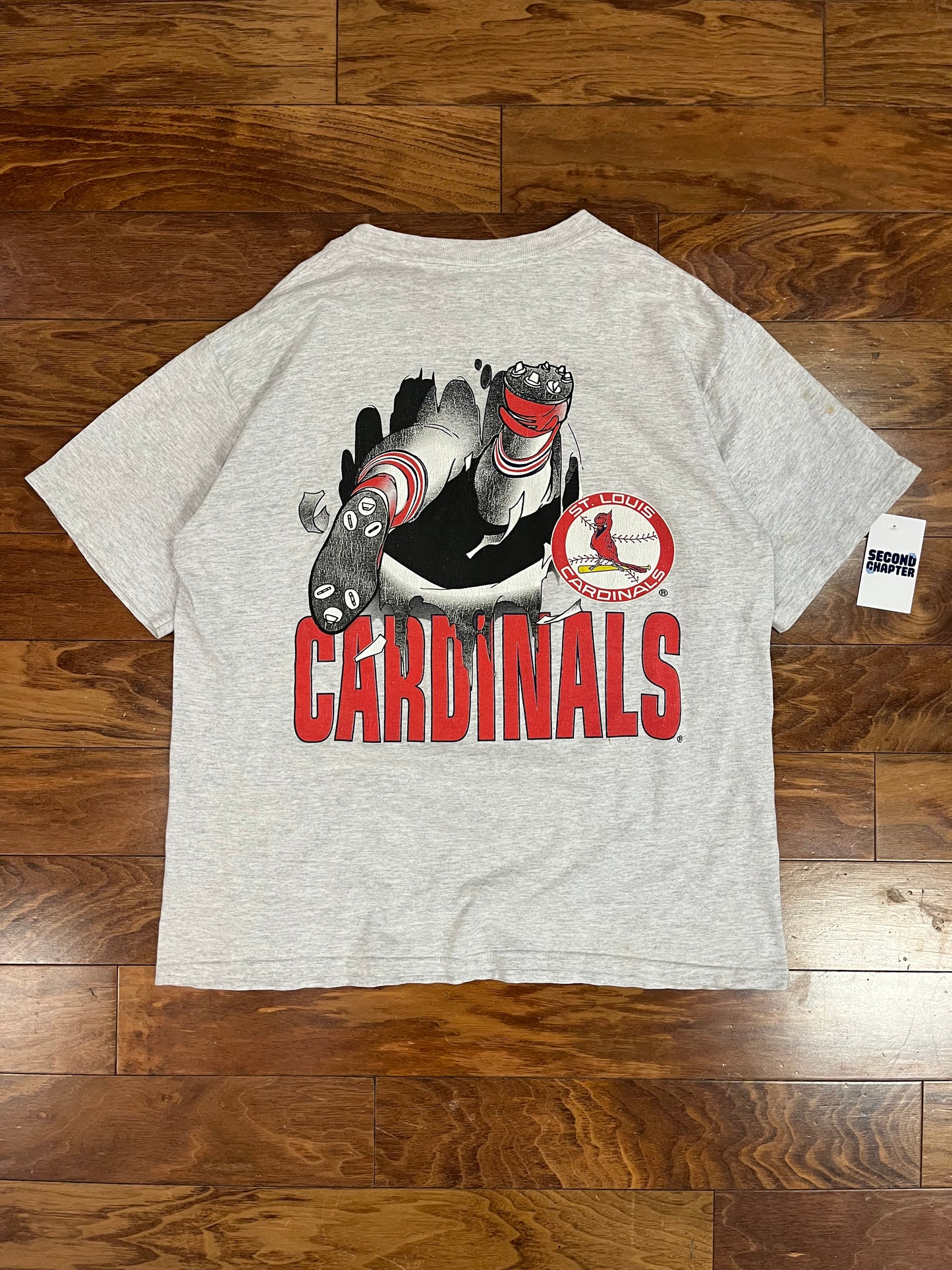 90s St Louis Cardinals Breakthrough Nutmeg MLB Tee (XL)