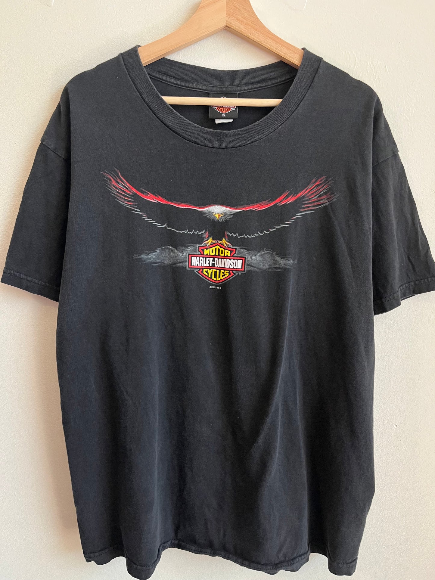 2002 Harley Davidson Motorcycles Knoxville Tennessee Eagle Tee (XL)