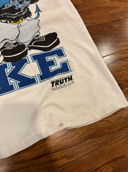 1993 Duke Blue Devils Cartoon Mascots Vintage Tee (XL)