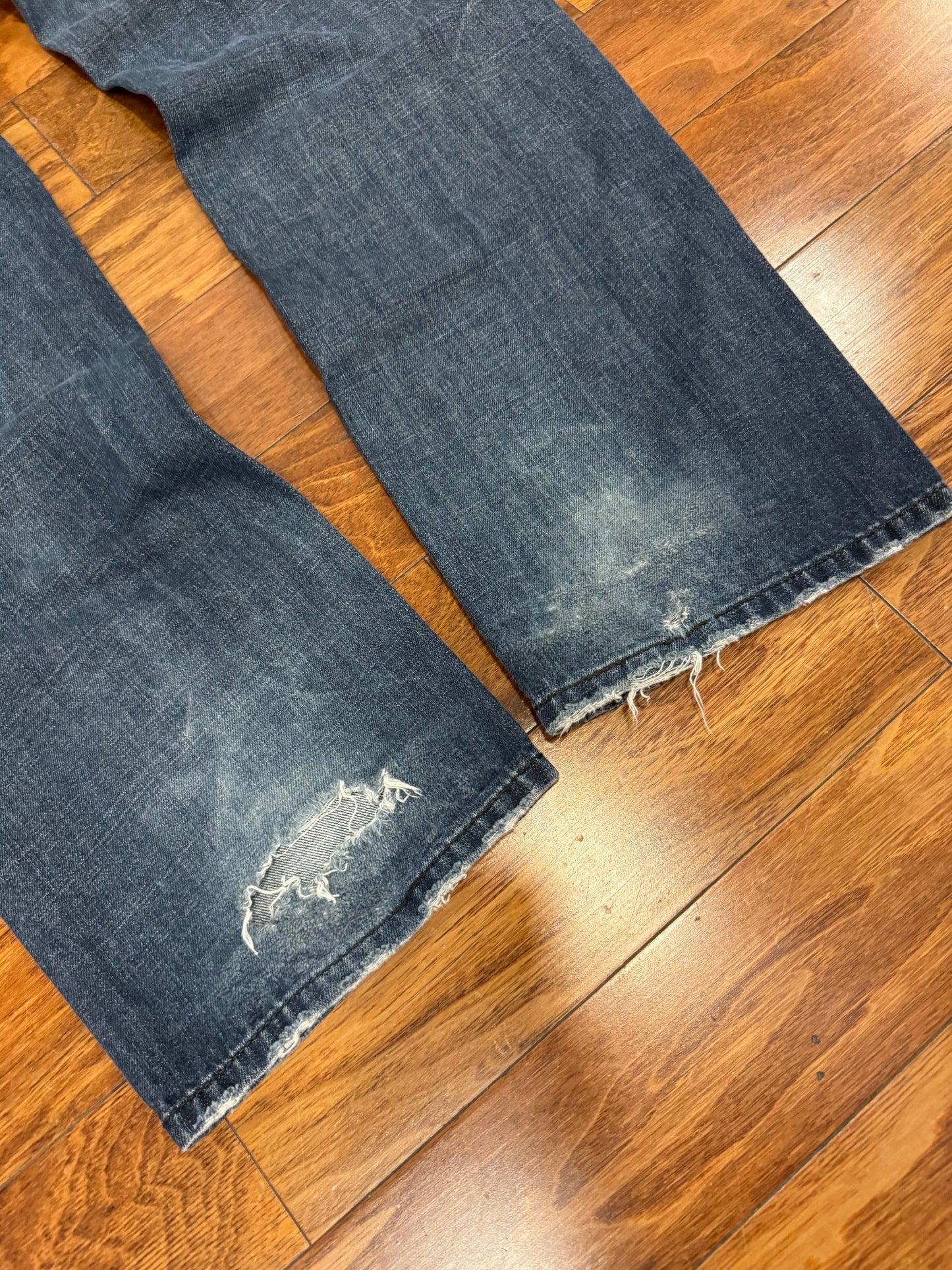 2007 Levi's Slim Straight Dark Wash Jeans (36 x 34)