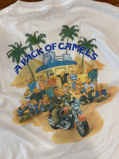 1990 Camel Cigarettes "Pack Of Camels" Pocket Tee (XL)