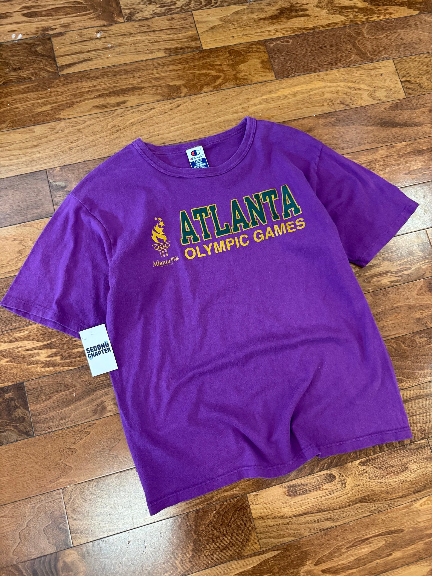 1996 Atlanta Olympic Games Purple Vintage Tee (L)