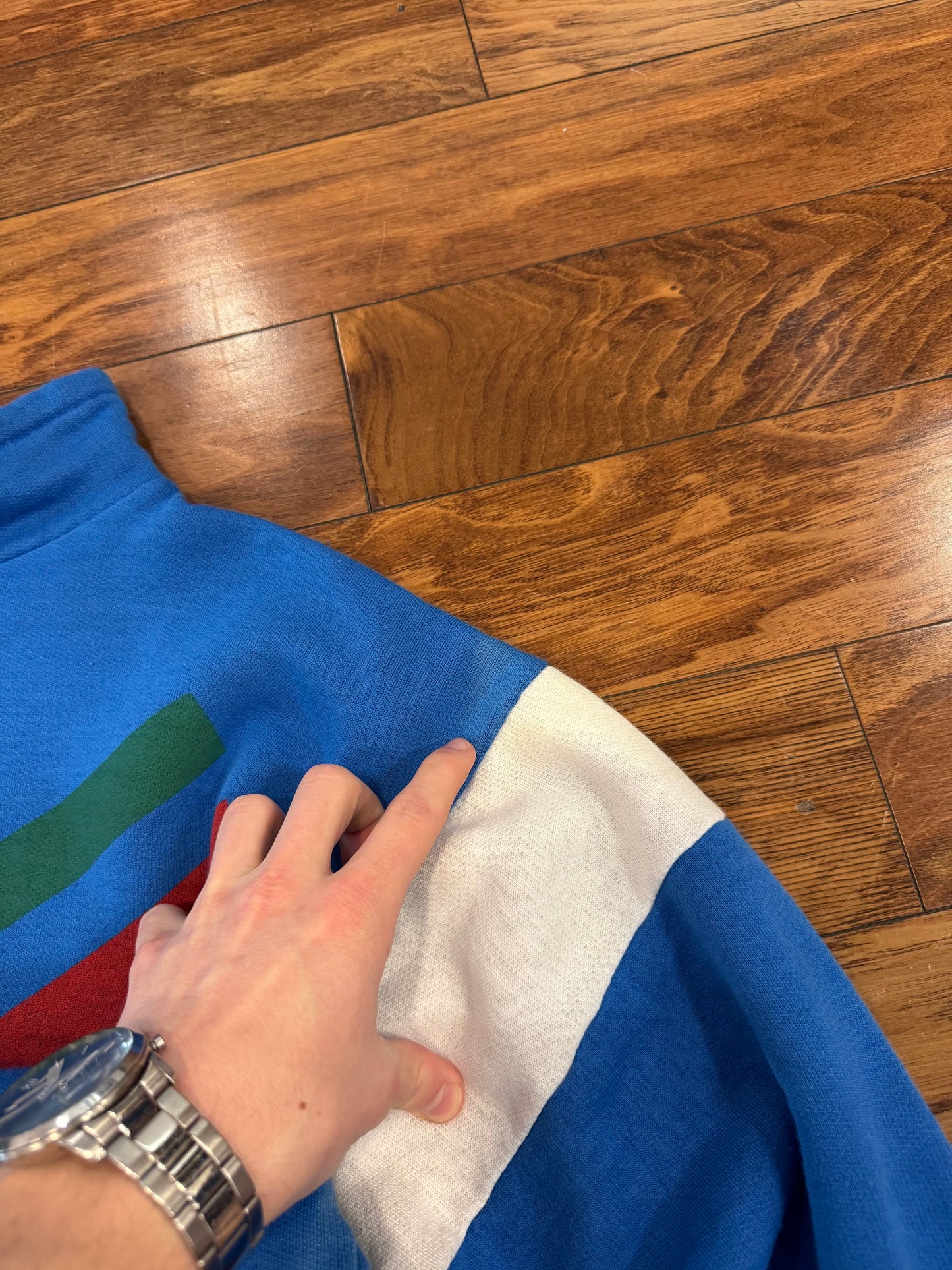 1990 Italia World Cup Soccer FIFA Italy Boxy Crewneck (XL)