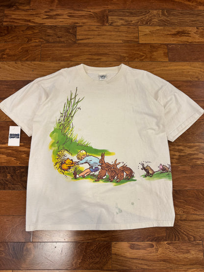 90s Winnie The Pooh And Friends Wrap Around Disney Tee (XXL)