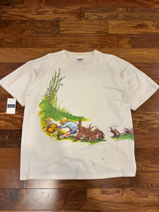 90s Winnie The Pooh And Friends Wrap Around Disney Tee (XXL)