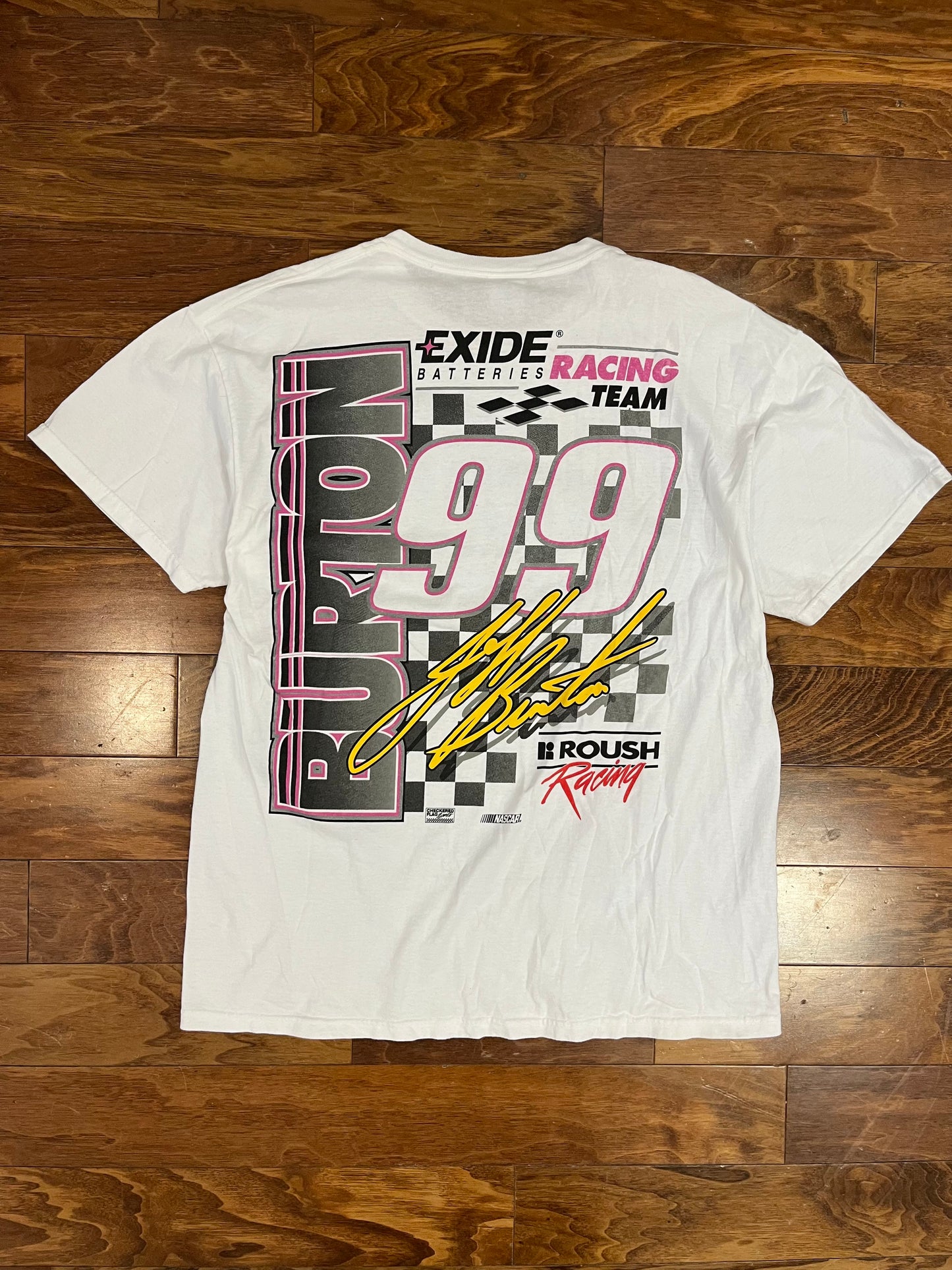 90s Nascar Roush Racing Exide Batteries Tee (XL)