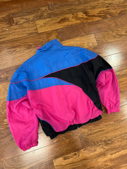 00s Reebok Blue/Purple/Black Windbreaker (L)