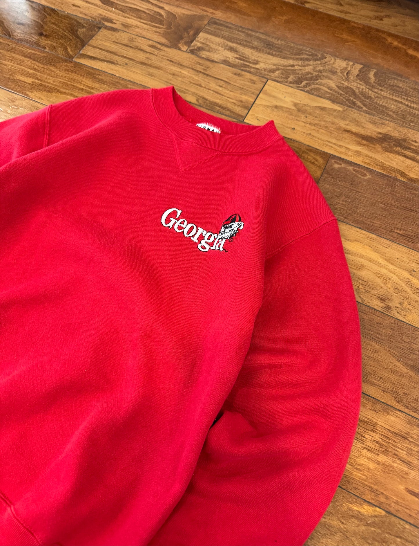 00s Georgia Bulldogs Essential Embroidered Crewneck (M)