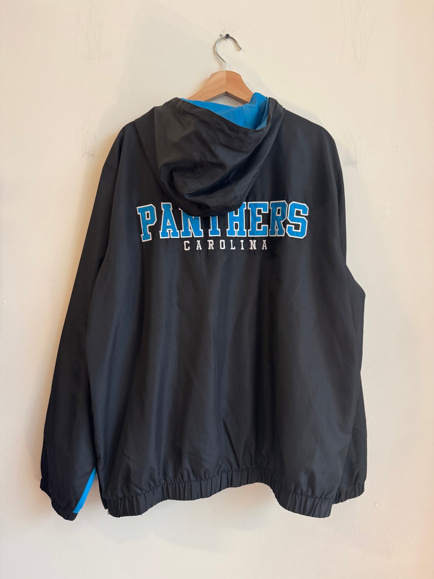 2010s Carolina Panthers Hooded NFL Windbreaker (XL)