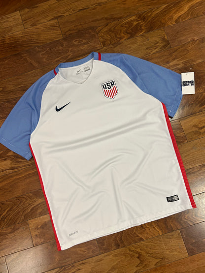 2016-17 Team USA Nike Home Soccer Jersey (XL)