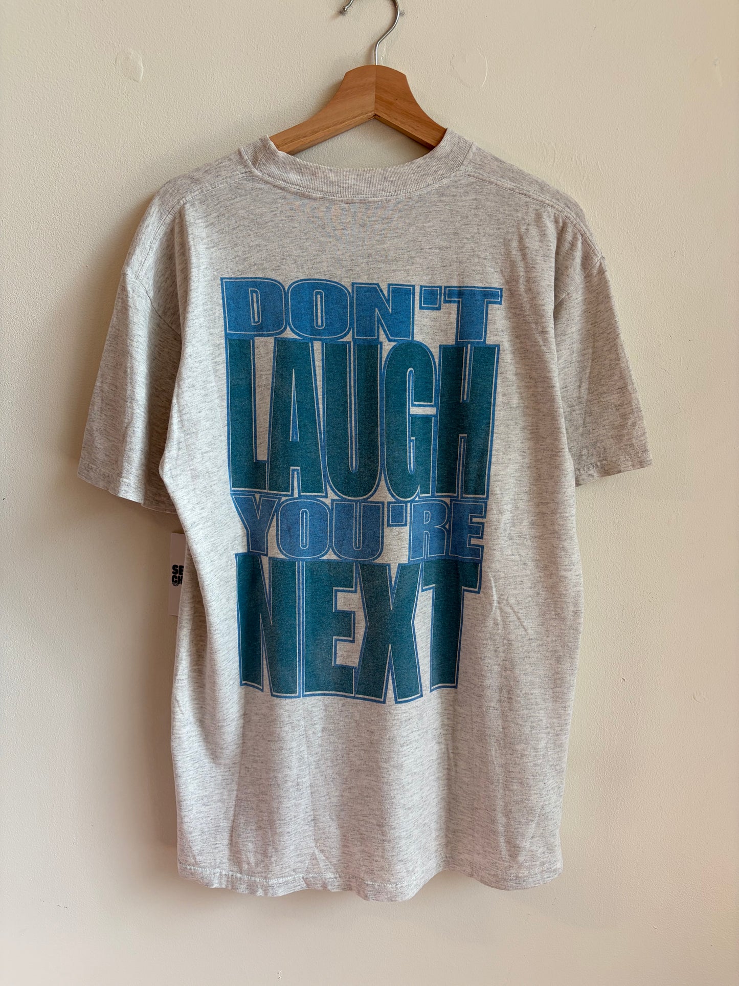 1995 Charlotte Hornets Taz “Don't Laugh You’re Next” Graphic Tee (M)