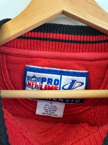 1990s Kansas City Chiefs Logo Athletic Pro Line Crewneck (XL)
