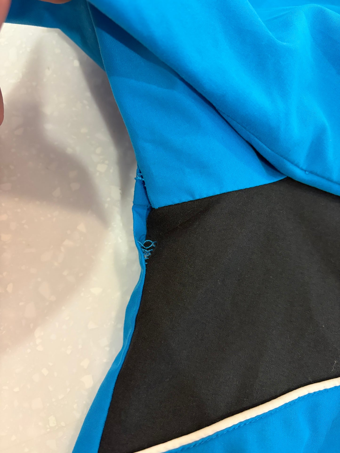 2008 Carolina Panthers NFL Blue Embroidered Cat Windbreaker (M)