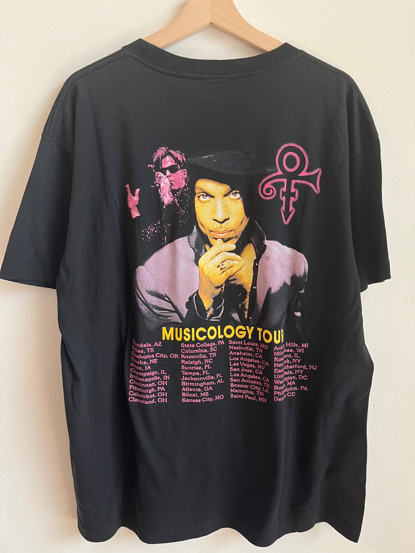 2000s Prince Tour Music Front/Back Tee (XL)