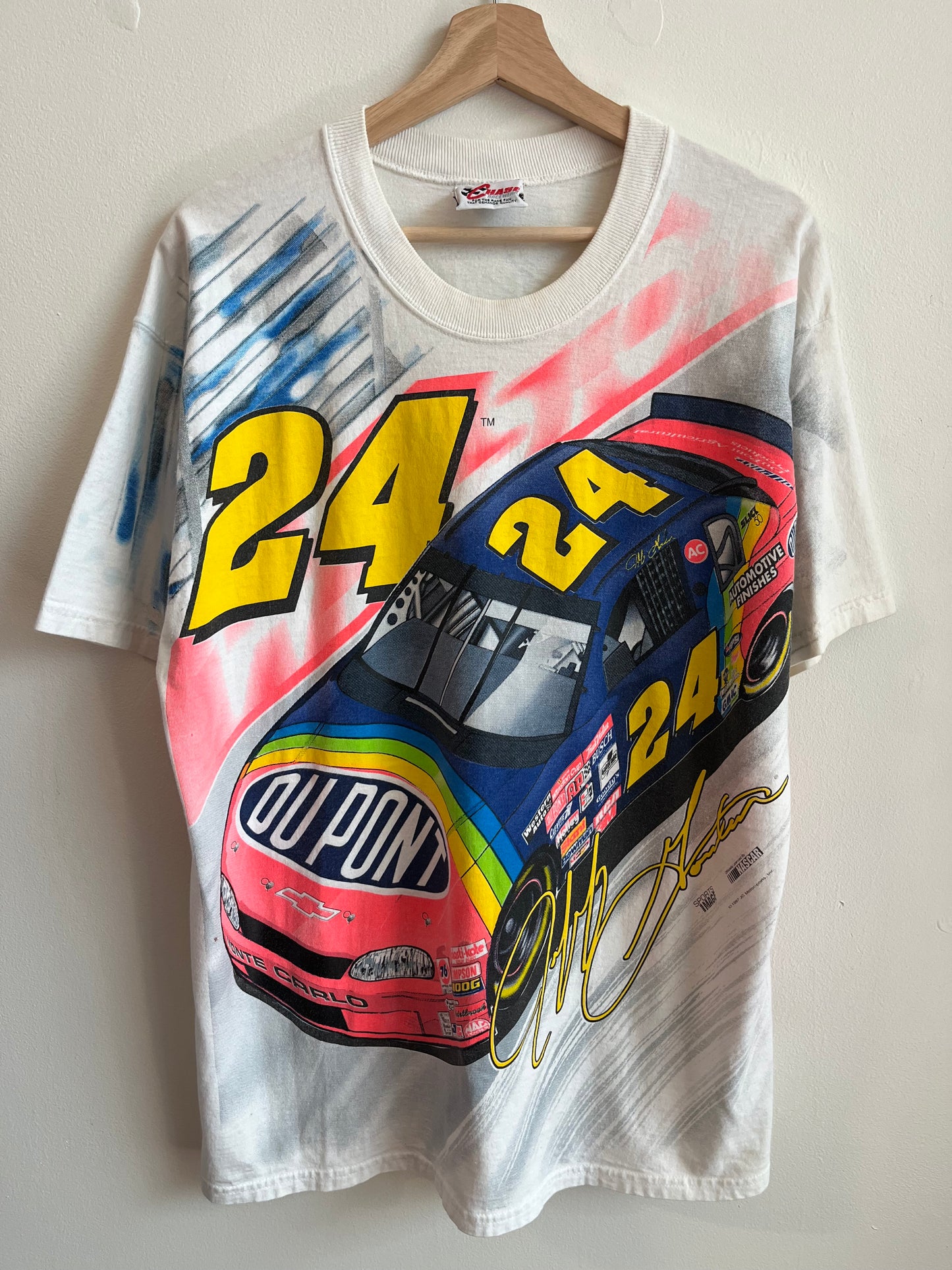1997 Jeff Gordon NASCAR 23 OU PONT Rainbow AOP (L)