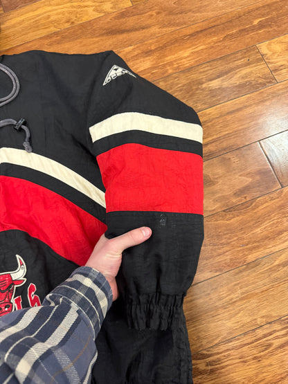 90s Chicago Bulls Apex Hooded Puffer (M)