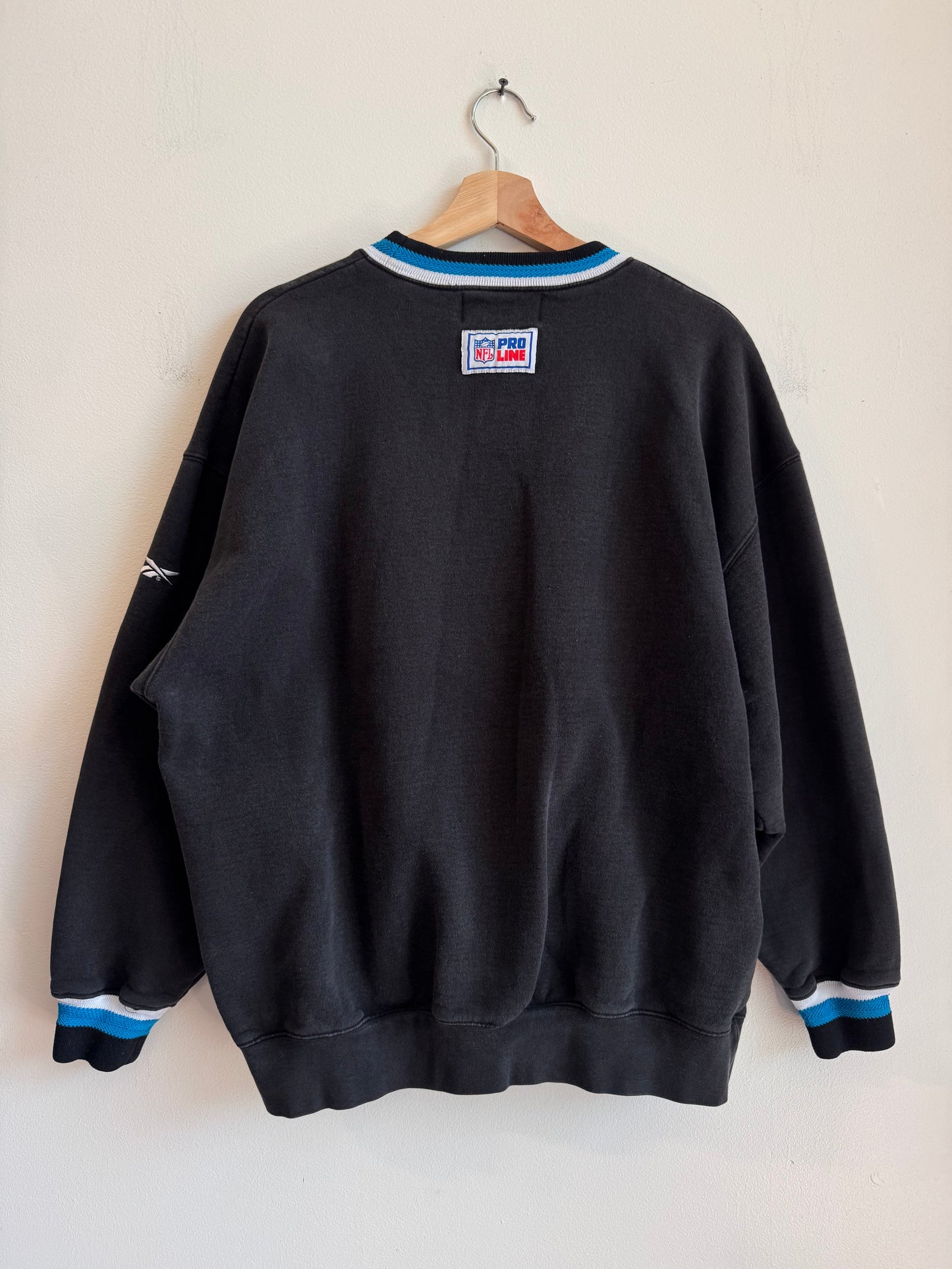 90s Carolina Panthers Reebok Pro Line Embroidered Crewneck (L)