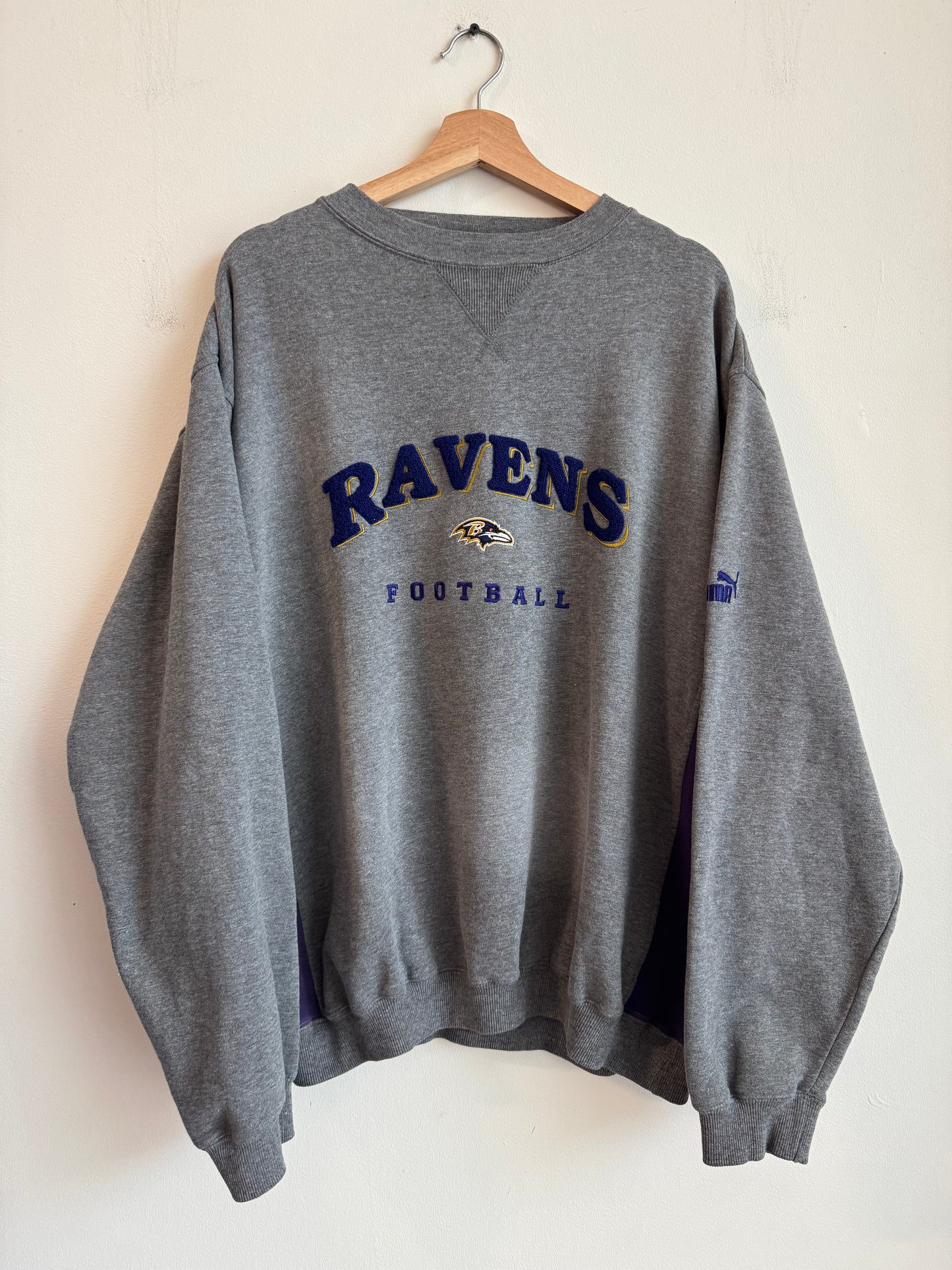2000s Baltimore Ravens Puma Two Toned Crewneck (XL)