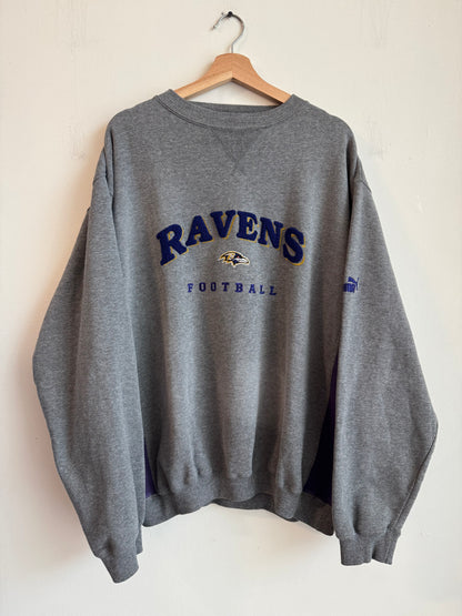2000s Baltimore Ravens Puma Two Toned Crewneck (XL)