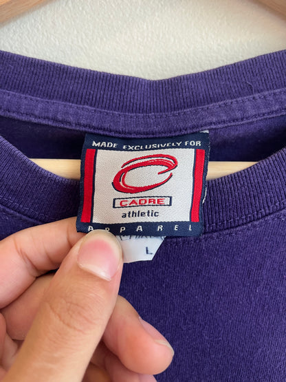 00s East Carolina (ECU) Cabre Sports Purple Tee (L)