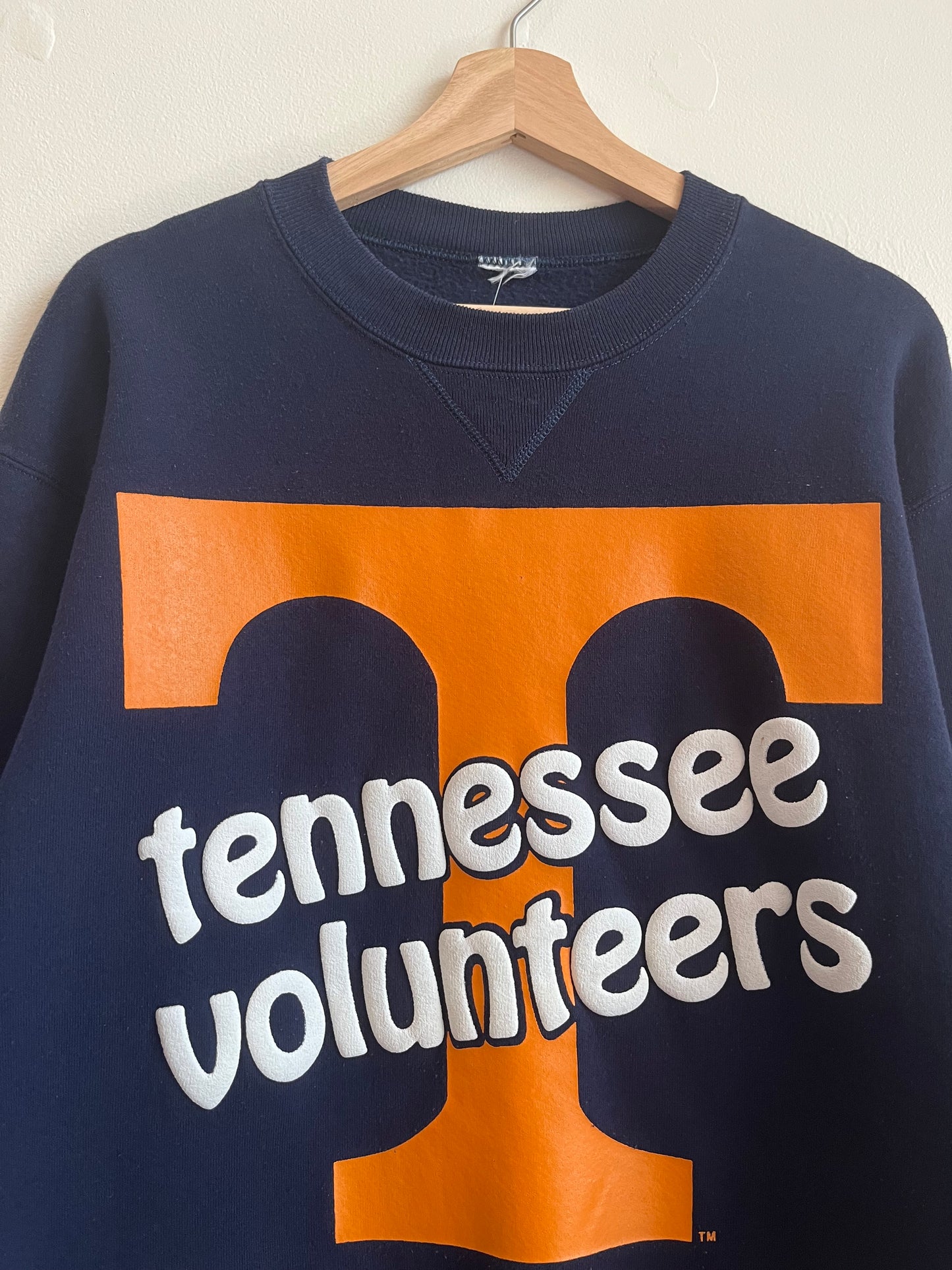 1990s Tennessee Volunteers Puff Print Crewneck (L)