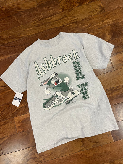 1995 Ashbrook Green Wave Bugs Bunny Looney Tunes Tee (L)