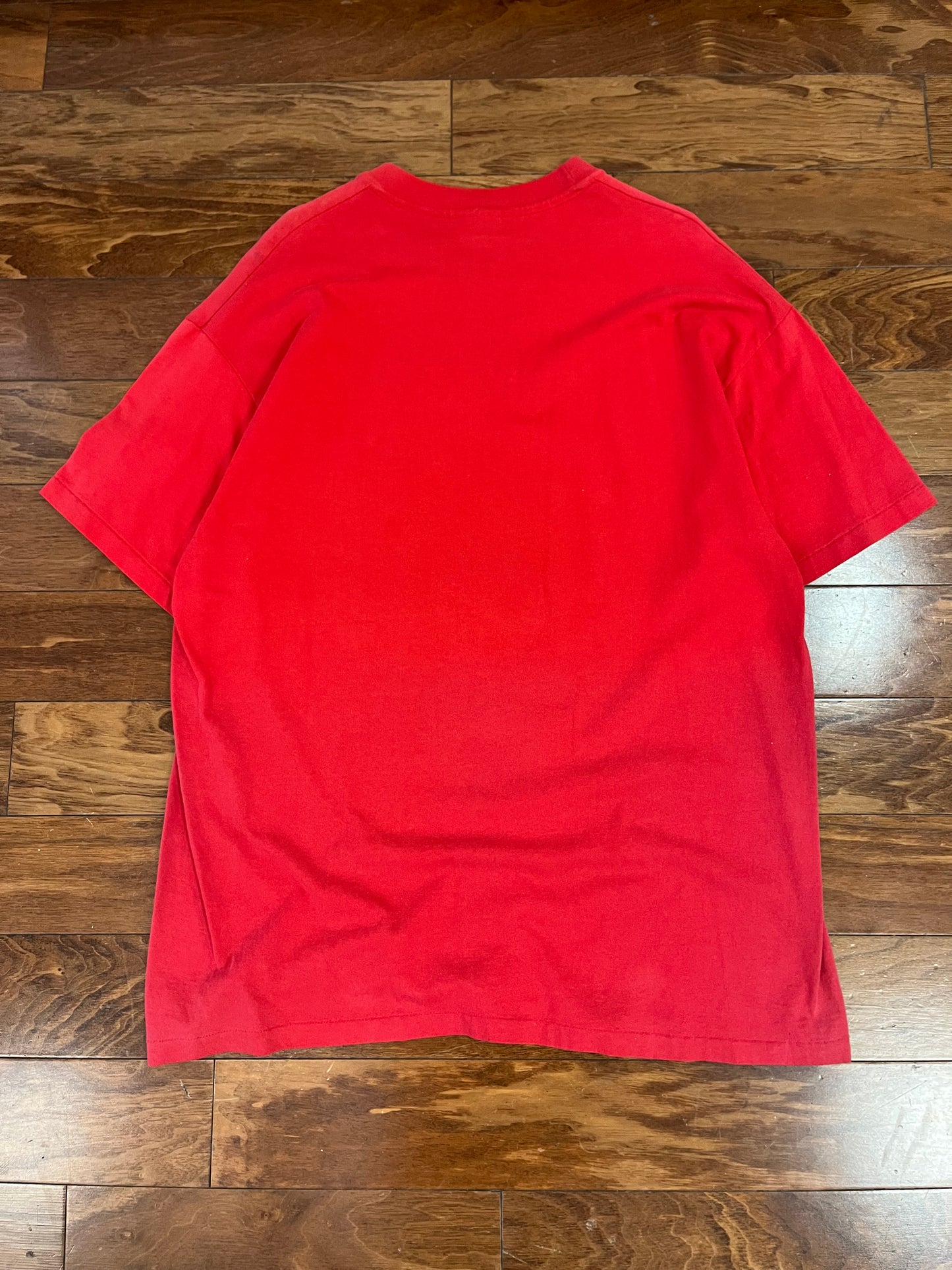 90s Chicago Bulls Team Hanes Red Tee (XXL)