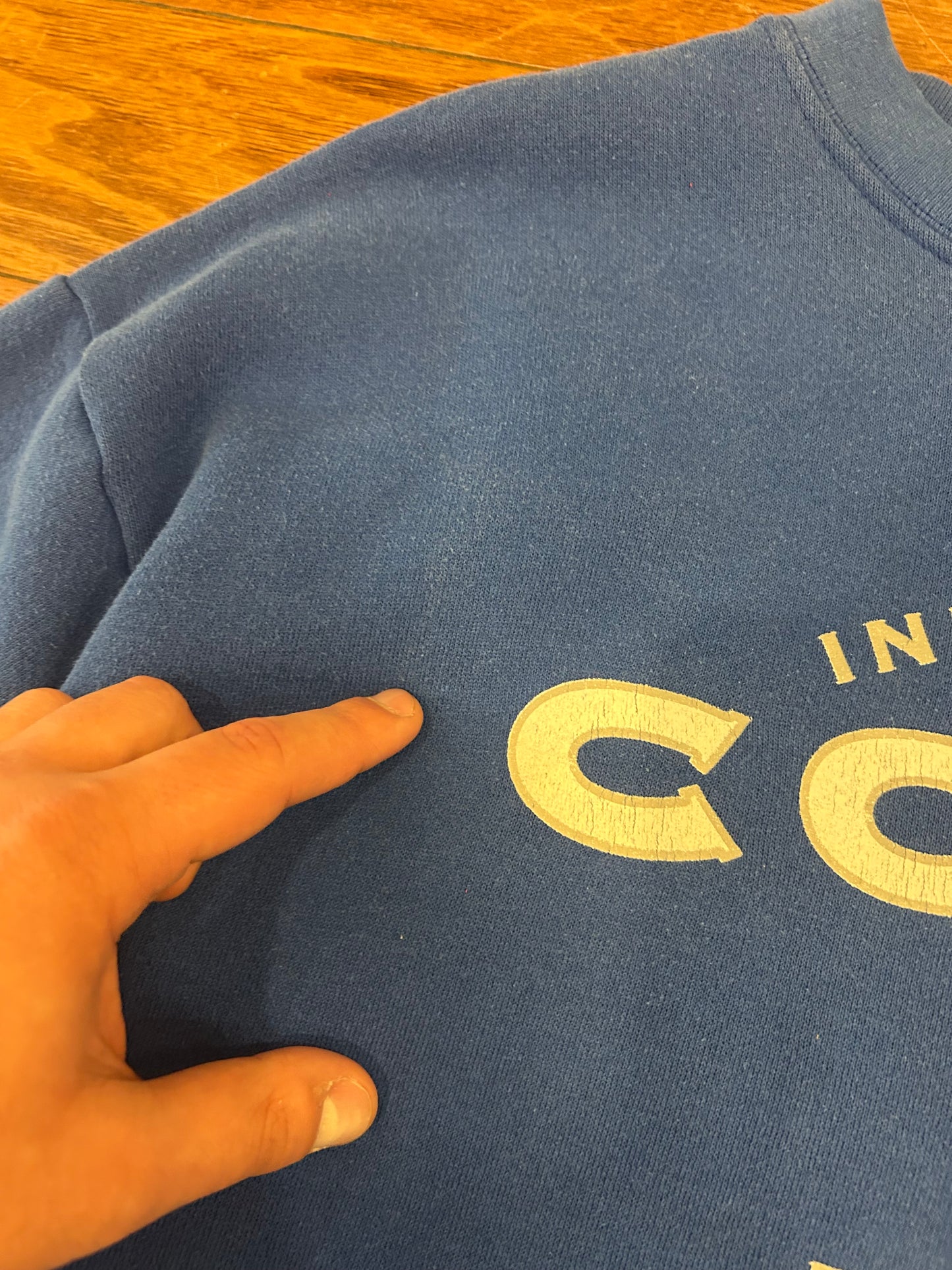 00s Indianapolis Colts Spell Out Crewneck (XL)