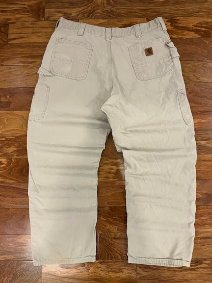 Carhartt Khaki Carpenter Pants (40 x 30)