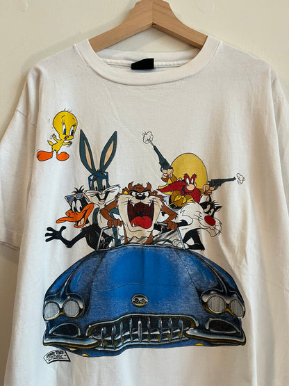 90s Looney Tunes Vintage Car Changes Tee (XL)