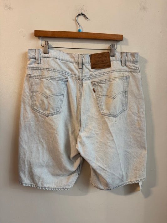 1994 Levi's 550 Orange Tab Jean Shorts (38)