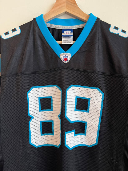 00s Carolina Panthers Steve Smith  Reebok Home Jersey (Youth XL)